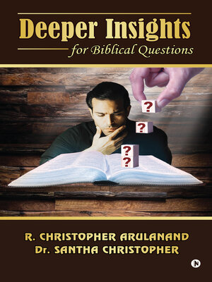cover image of Deeper Insights For Biblical Questions